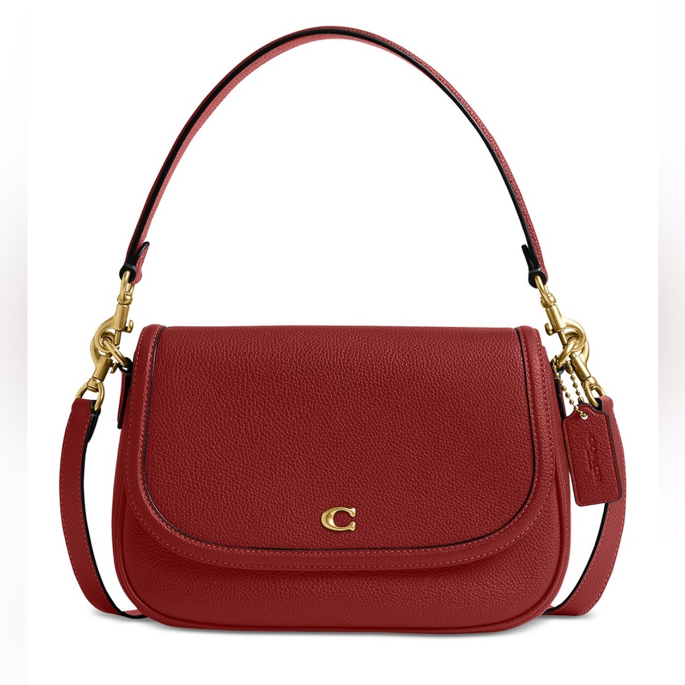 🍒Coach Legacy Red Pebble Leather Shoulder Bag🍒